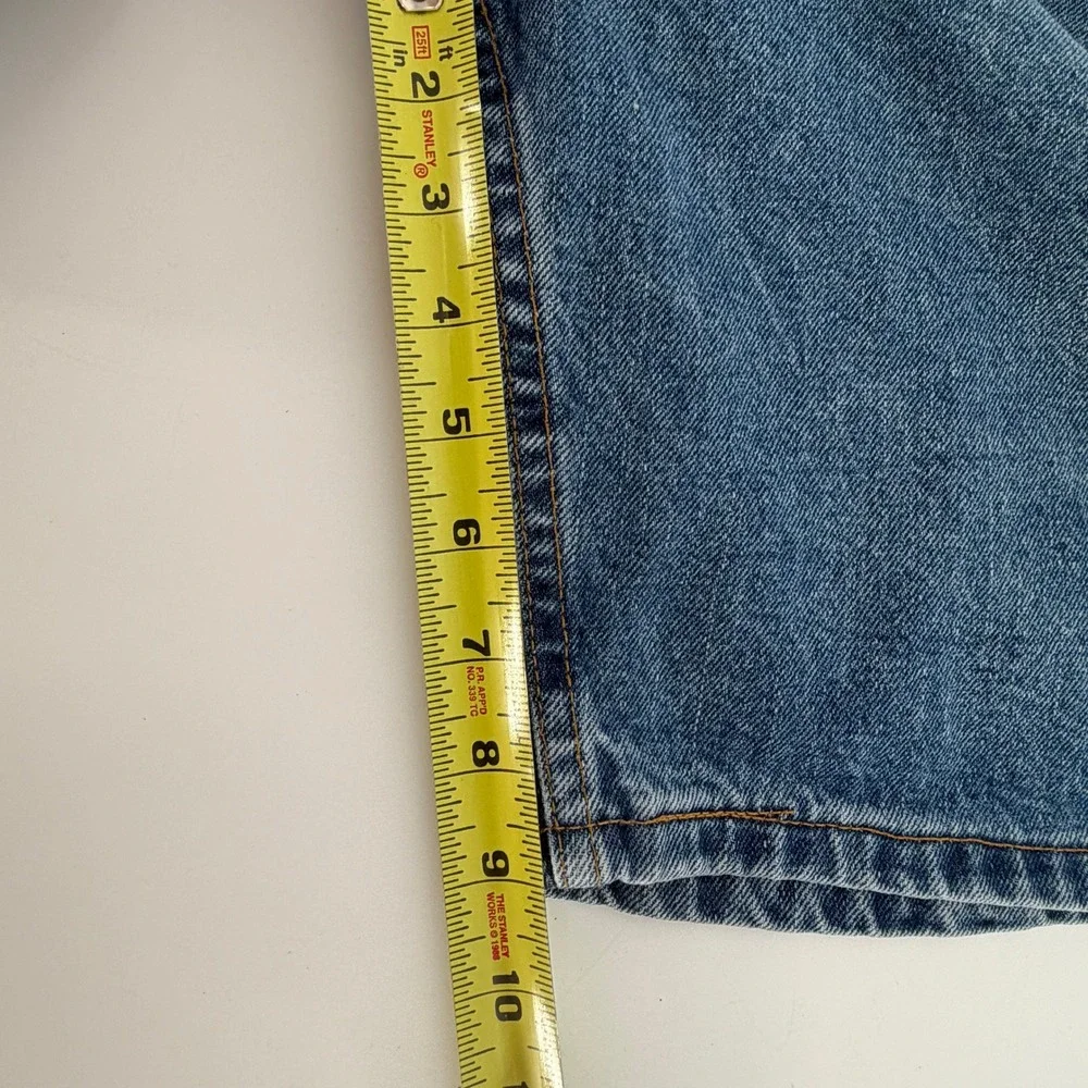 Vintage Levis 505 Mens 42 Regular Fit Denim Shorts Blue Made in USA 90s 511-0199